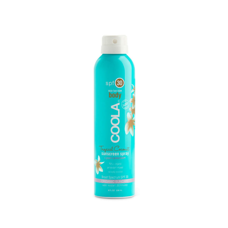 coola ecran solaire en atomiseur corps coconut tro